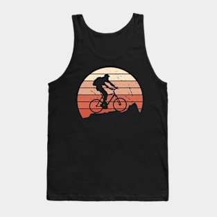 Pedal & Sunset Silhouette Tank Top